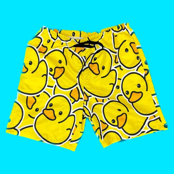 ViseSunny Rubber Ducky Board Shorts Size Large - Picture 2 of 6